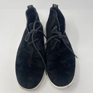 Ugg Men's Dustin Suede Leather Lace-Up Black Chukka Boots Size 9